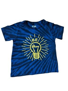 Kids 'Be Brave' Navy Blue Graphic Tee size 4T NWOT